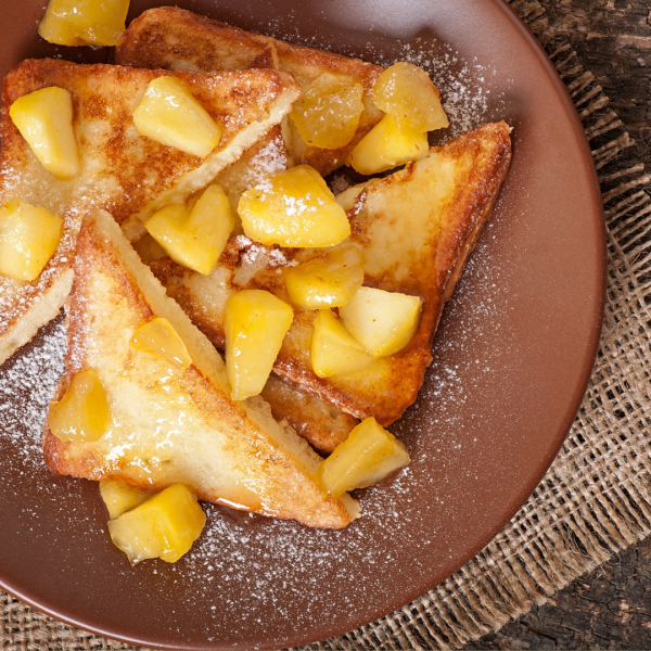 Apfel-Zimt French Toasts
